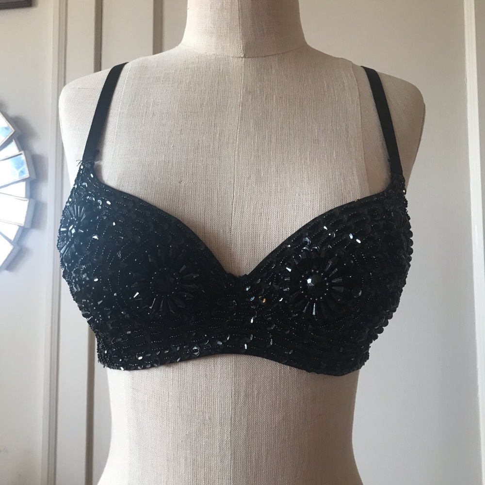 Embellished bra